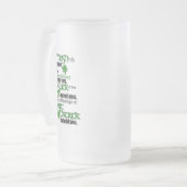 Verlichting van Saint Patrick Matglas Bierpul (Voorkant links)