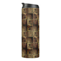 Verlichting van vierkanten met bruine gradiëntcirk