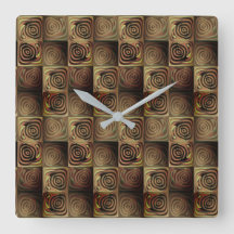 Verlichting van vierkanten met bruine gradiëntcirk