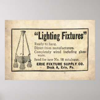 verlichting vanaf 1920 poster