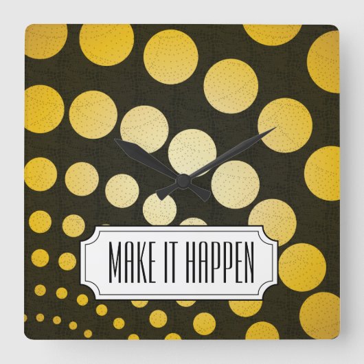 Verlichting Vierkante Klok (Voorkant)