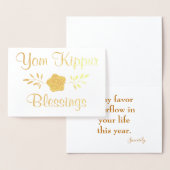 Verlichting voor Yom Kippur Folie Kaarten (Display)