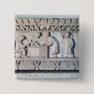 Verlichting waarin een plaats voor belastinginning vierkante button 5,1 cm