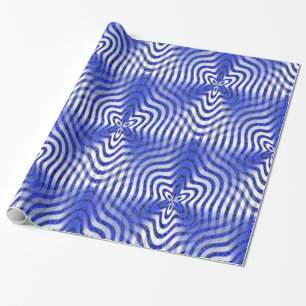Verlichtingen in blauw.... cadeaupapier