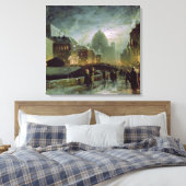Verlichtingen in Sint-Petersburg, 1869 Canvas Afdruk (Insitu (Slaapkamer))