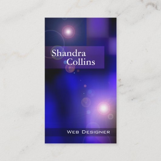 Verlichtingen - Ontwerp van de Technische Website Visitekaartje (Voorkant)