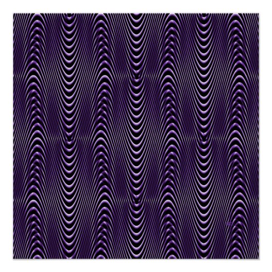 Verlichtingen van Paarse mensen.... Poster (Voorkant)