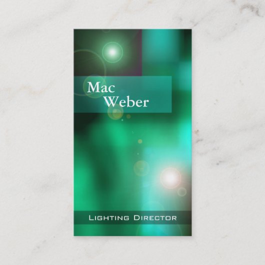 Verlichtingen - Verlichtingsdirecteur Technisch ve Visitekaartje (Voorkant)