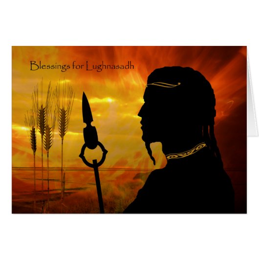 Verlichtingen voor Lughnasadh, Sun God Lugh en Whe (Voorkant Horizontaal)