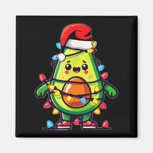 Verlichtingsavocado lelijke kersttrui Guacamole Magneet