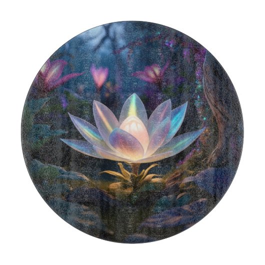 verlichtingsbloem snijplank (Voorkant)