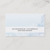 Verlichtingsbloemen | Elegant Visitekaartje (Achterkant)