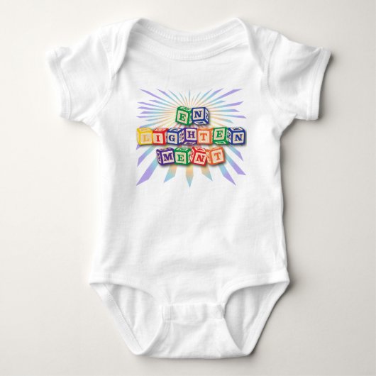 Verlichtingsblokken Baby-pak Romper (Voorkant)