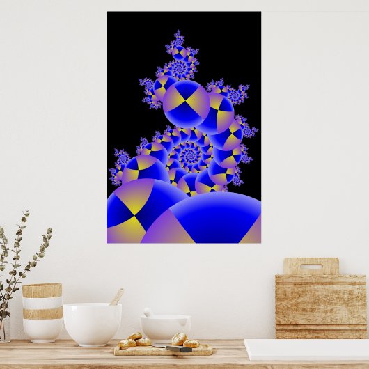 Verlichtingsbollen III Poster (Keuken)