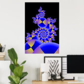 Verlichtingsbollen III Poster (Thuiskantoor)