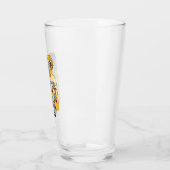 Verlichtingsbrief I (middeleeuws blauw en rood) Glas (Links)