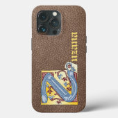 Verlichtingsbrief Z (middeleeuws blauw en rood) Case-Mate iPhone Case (Achterkant)