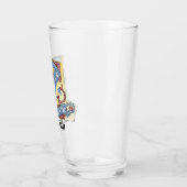 Verlichtingsbrief Z (middeleeuws blauw en rood) Glas (Links)