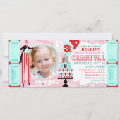 Verlichtingsdag met carnaval Tent Cake Birthday Kaart (Voorkant)