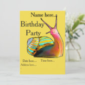 Verlichtingsdag regenboogslak kaart (Staand voorkant)