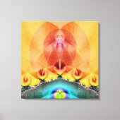 Verlichtingsdoek met verrekte doek canvas afdruk (Voorkant)