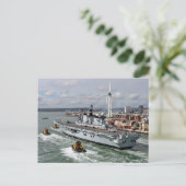 Verlichtingsdrager van HMS, , Nautisch Vliegtuig Briefkaart (Staand voorkant)