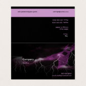 Verlichtingsgitaar Visitekaartje (Buitenkant ongevouwen)