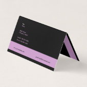 Verlichtingsgitaar Visitekaartje (Achterkant)