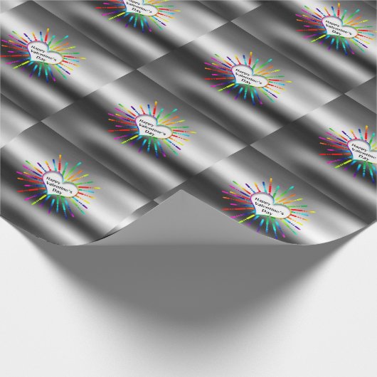 Verlichtingshart Cadeaupapier (Hoek)