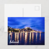 Verlichtingshaven in Sibenik, Kroatië Briefkaart (Voorkant / Achterkant)