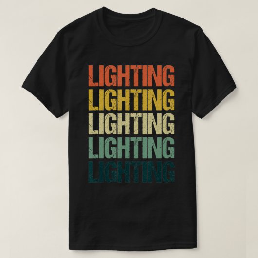 Verlichtingsingenieur Elektrische lichtwerker Elec T-shirt (Design voorkant)