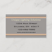 Verlichtingsinstallaties Visitekaartje (Achterkant)