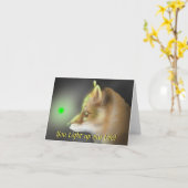 Verlichtingskaart "Je verlicht mijn leven" Kaart (Gele Bloem)