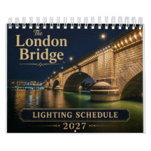 Verlichtingskalender van de London Bridge