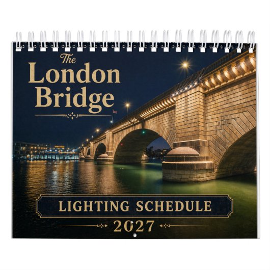 Verlichtingskalender van de London Bridge Kalender (Hoes)