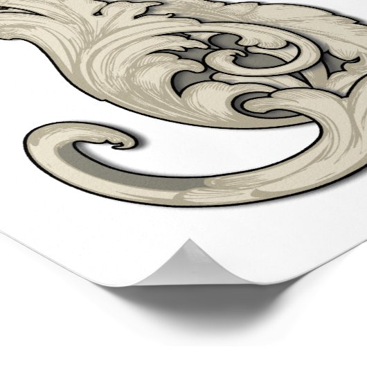 Verlichtingskat Poster (Hoek)