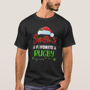 Verlichtingskerstman met favoriete kerstman t-shirt