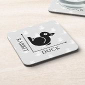 Verlichtingskonijnenkonijn Bier Onderzetter (Linkerzijde)