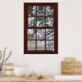 Verlichtingslampje van het Fake Window Ominal Whit Poster (Keuken)