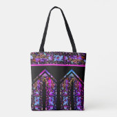 Verlichtingsmagenta Tote Bag (Achterkant)