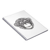Verlichtingsmodder met één toets notitieboek (Rechterzijde)