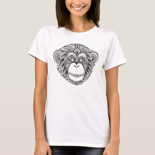 Verlichtingsmodder met één toets t-shirt (Voorkant)