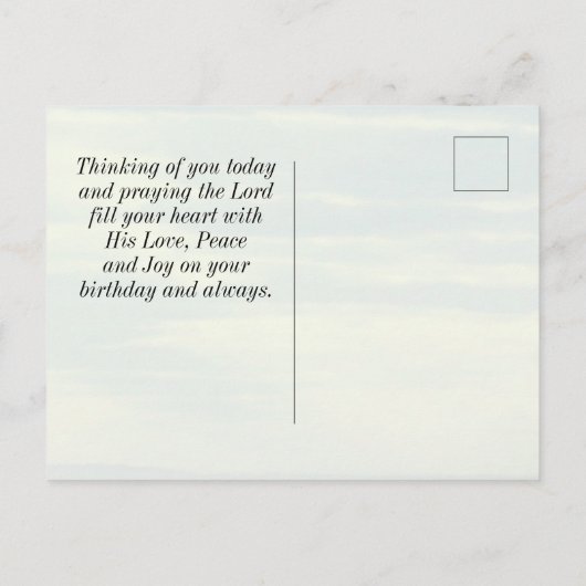 Verlichtingsnummers 6:24-26 Vuurtoren Briefkaart (Achterkant)