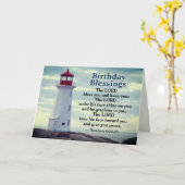 Verlichtingsnummers 6:24-26 Vuurtoren Kaart (Gele Bloem)