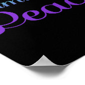 Verlichtingsontwerp voor vreedzaamheidsbevordering poster (Hoek)