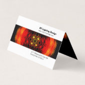Verlichtingsontwerper Gevouwen Visitekaartje (Achterkant)