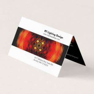 Verlichtingsontwerper Gevouwen Visitekaartje