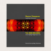 Verlichtingsontwerper Gevouwen Visitekaartje (Binnenkant ongevouwen)