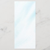 Verlichtingsorthodox Christelijk baptisme Menu (Achterkant)