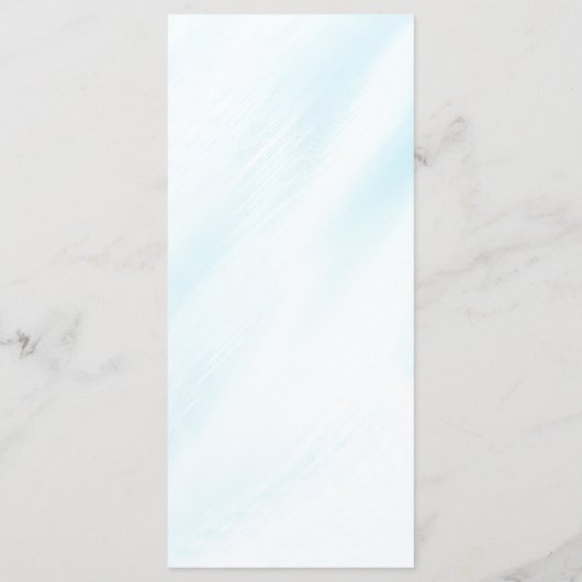 Verlichtingsorthodox Christelijk baptisme Menu (Achterkant)